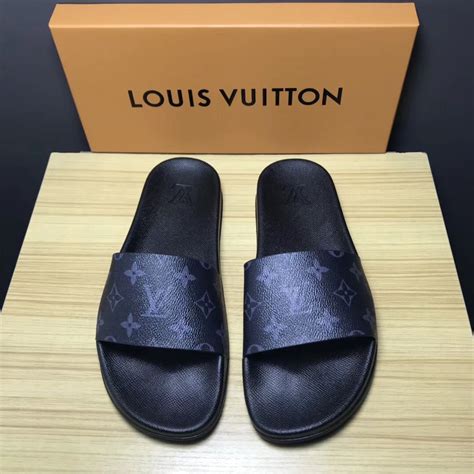 louis vuitton men flip flops|louis vuittion slides.